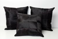 PATCHWORK COWHIDE CUSHION COVERS