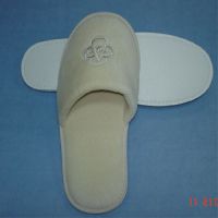 velour hotel slipper