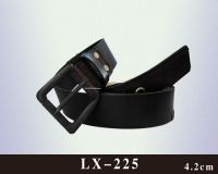 Fine leather belt