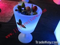 led ice bucket/illuminated ice bucket/led home and bar furniture