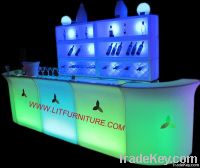 led bar counter/led bar table/led plastic bar furniture