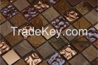 Metal&amp;stone  mosaic