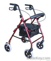 4-wheel aluminum rollator