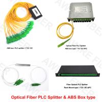 Awire Fiber Optic cable splitter steel tube ABS box coupler LGX type patch cord fiber adapter for FTTH