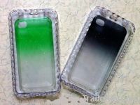 Stylish plastic Case for Apple&#039;s iPhone4/4S, Waterdrop, gradient color