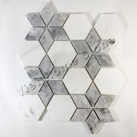 Hexagram Marble Mosaic