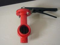 grooved end butterfly valve