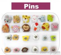 Cute Chinese Zodia Soft PVC Label Pin