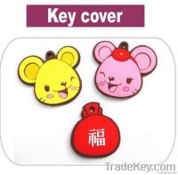 flexible pvc key cover in cartoon shap