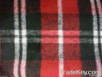 plaid cut velvet