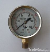 oil filled pressure gauge From China