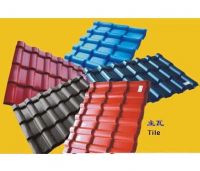 Synthetic resin tile