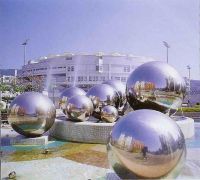 large hollow stainless steel sphere