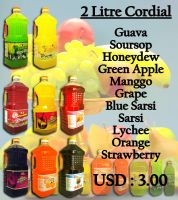 Fruit Drink Cordial - 2 Litre