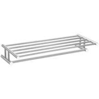 # TOWEL RACK/SHELVE with TOWEL BAR, 22in # S.Steel 316grade