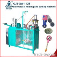 Auto steel scourer knitting machine