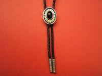 Free Shipping*, Wedding Ties, Bolo Tie, Bolos, Southwestern, Tribal, Indian Concho, Western Jewelry, pewter, black cabochon, #1084B-8C,