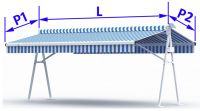 Double-Open Awning motorized