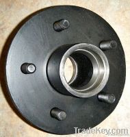 Wheel hub for light trailer