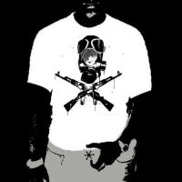 White Militia tee