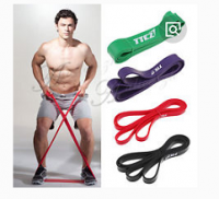 Power band loop natural latex Resistance exercises fitness