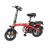 14 inch High-carbon Steel Electric Folding Bike 48V 400W Electric Hybrid Ebike From China