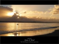 Personalised Sunrise Print Or Canvas - Various