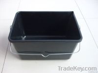 12 liter rectangular  paint plastic bucket