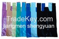 HDPE Plain Plastic T-Shirt bag From China