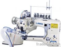 both cut flat-multi-needles interlock machine