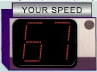 Speed Warning&monitoring Traffic Sign