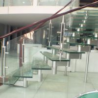 glass stairs