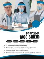 Face Sheild Blue White Fit Forehead