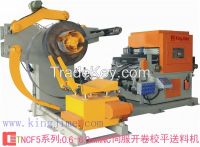 Coil feeder and straightener uncoiler