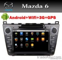 Android Car Radio for Mazda 6 with GPS Bluetooth Radio TV USB IPOD