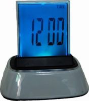 Supply Changing Color Background LCD Clock