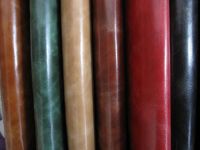 Sport shoe leather