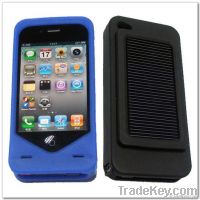 Solar Charger for iPhone4 With Protective Silicon Sheath (T101R)