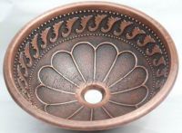 Kitchen copper sink
