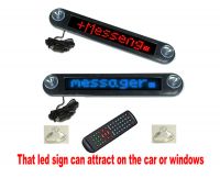Led Car Dispay With Sucker