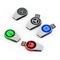 Customized LED Light up logo USB Flash drive / USB Memory stick with LED glowing logo
