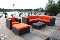 rattan sofa