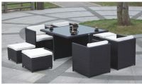 rattan dining