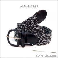 Male's First Layer Braided Elastic Belt