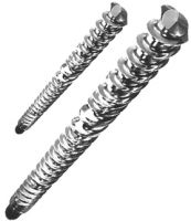 Rubber screw and barrel