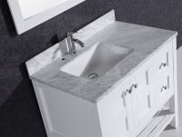 White high gloss liquidation bathroom vanity
