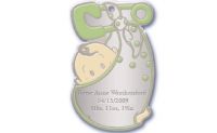 Bundle of Joy Baby Ornament - Caucasian