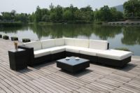 8 Piece Wichker Sofa Sectional Living