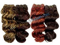hair weft and bulk  hair extension