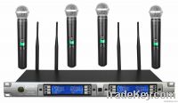 UHF Four Channels infrared Wireless Microphone System